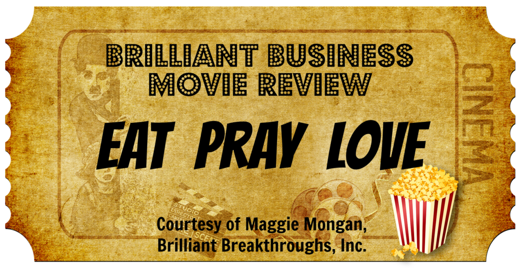 Eat, Pray, Love Movie Ticket