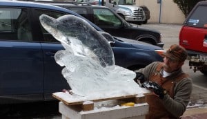 Ice Sculpture of Dolphin Inspired Many
