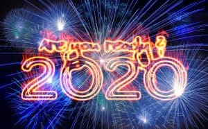 Your 2020 Business Goals and Vision in neon