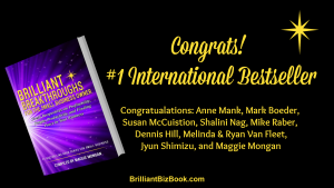 #BrilliantBizBook Image and #1 International Bestseller team members